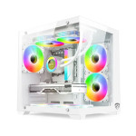 PC Power ICEBOX X2 WH mATX Mid Tower Gaming Casing